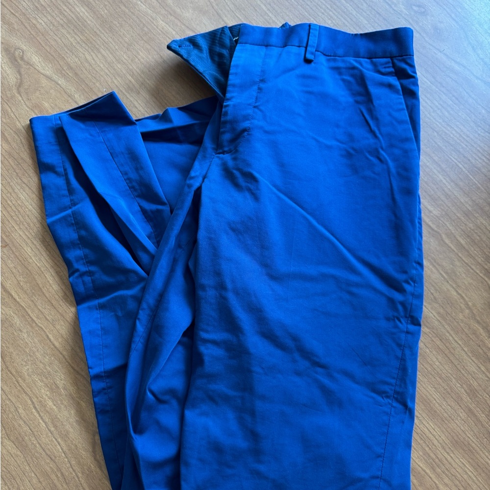 Express Men's Vibrant Blue Chinos